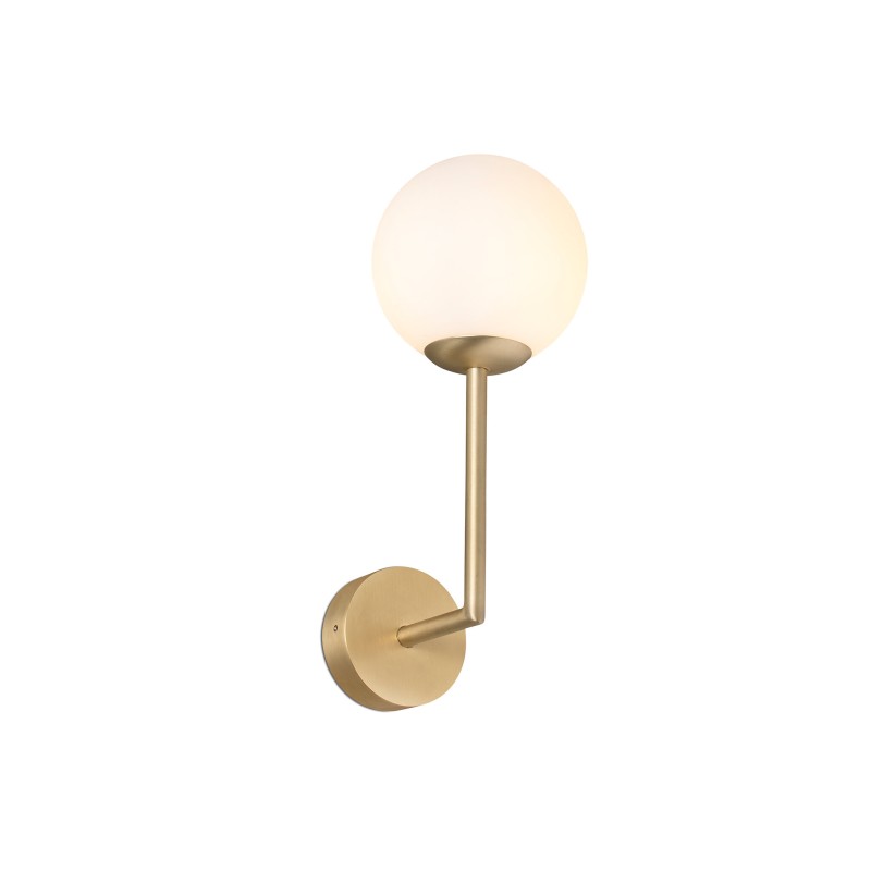 Luminária de parede em alumínio dourado mate G9 HAROUE