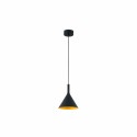 Candeeiro de teto em aço preto com LED integrado LANGIS