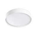 Luminária de teto em aço com LED integrado, acabamento fosco branco SAULES